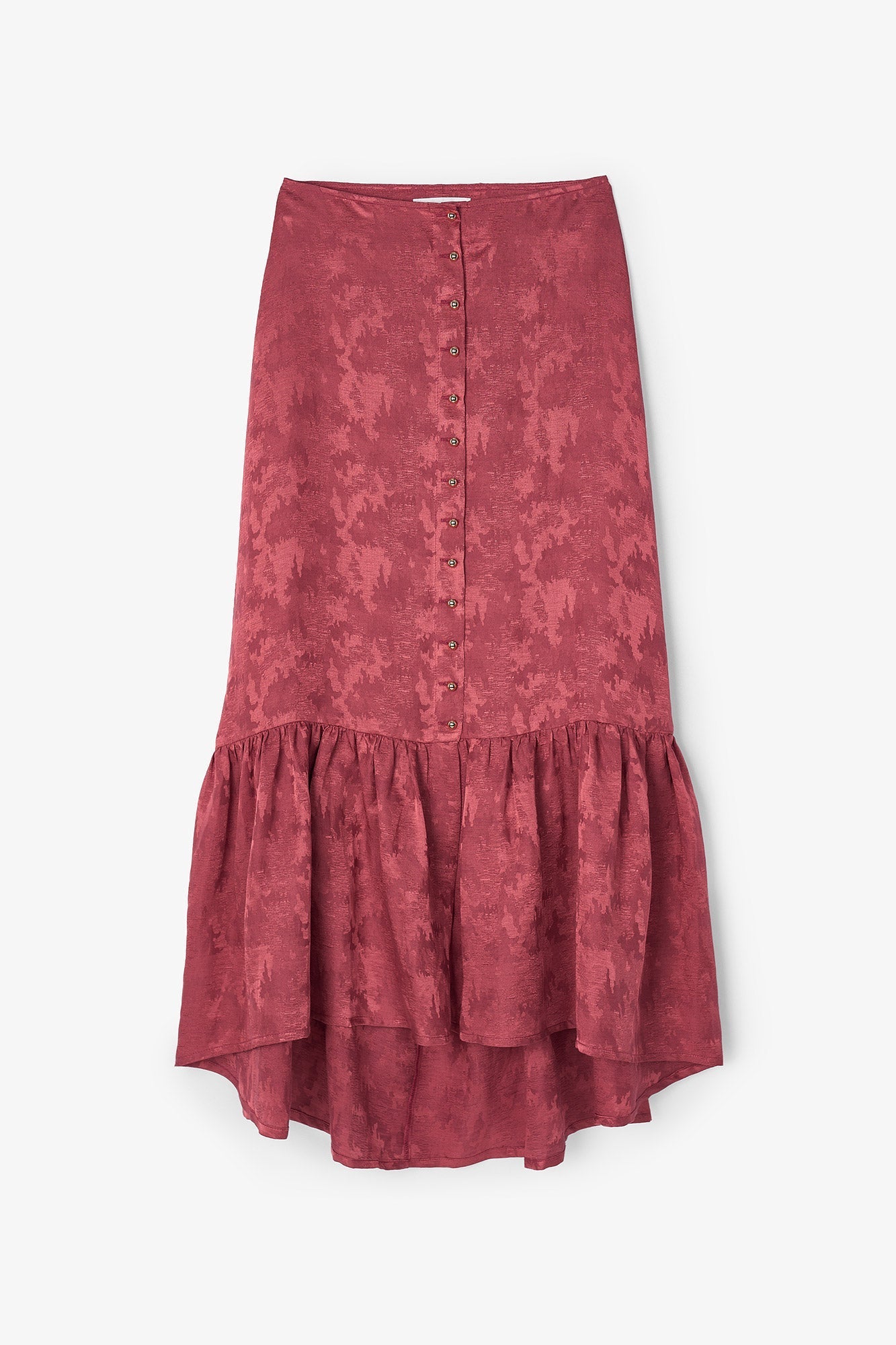 Jupe Federica Jacquard Rustique Terracotta