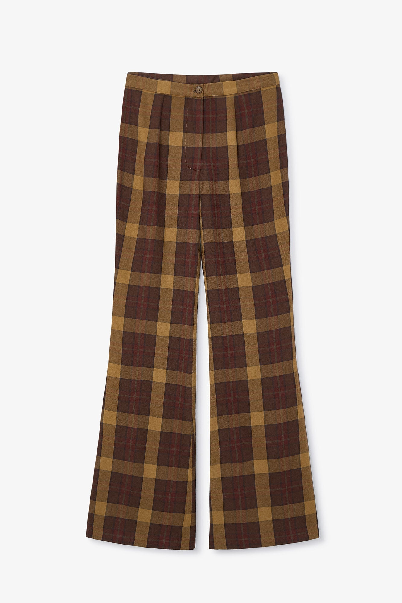Pantalon Eighties Madras Marron