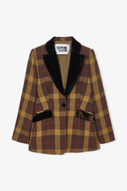Blazer Ana Madras Marron