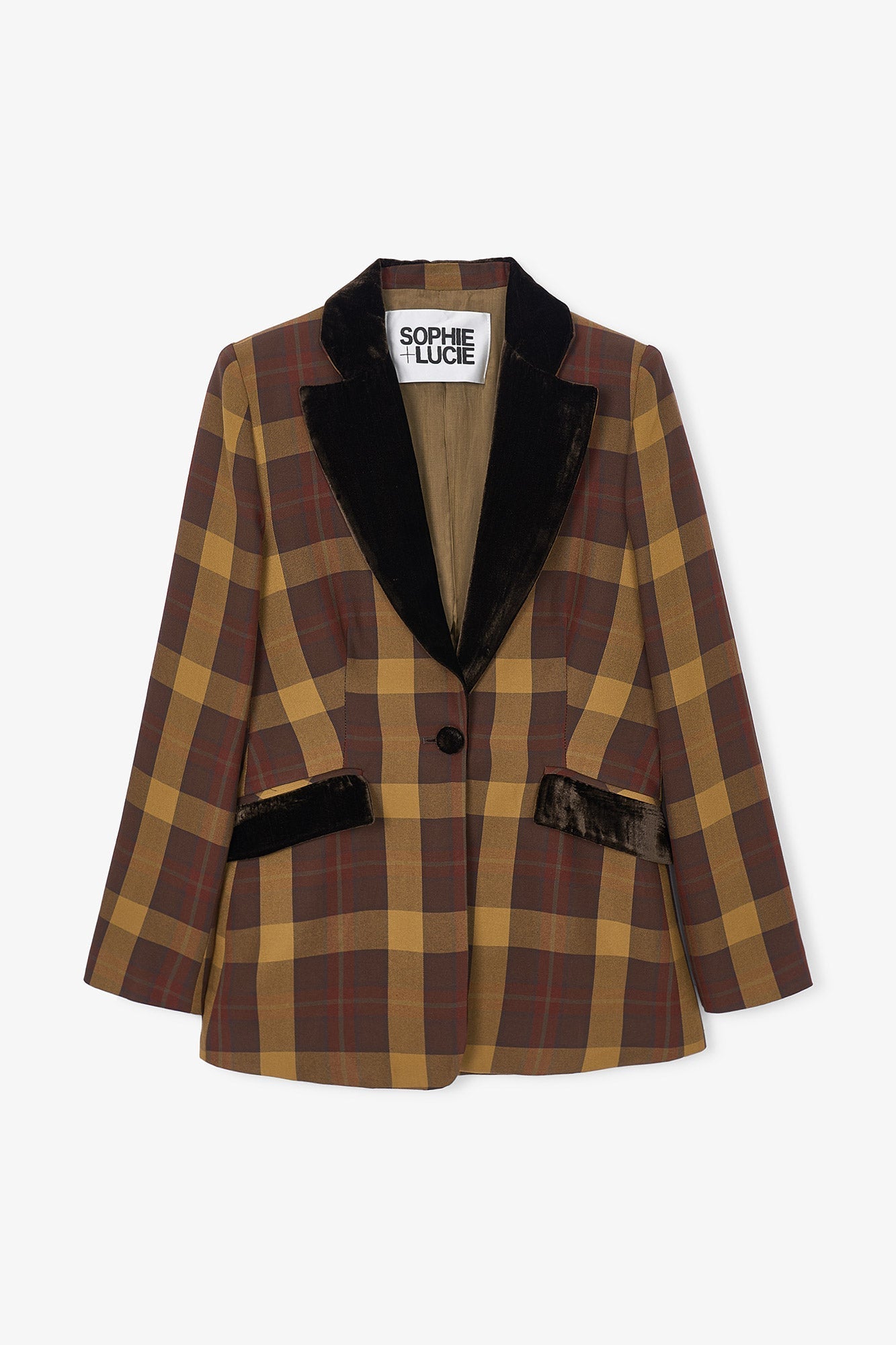 Blazer Ana Madras Marron