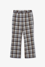 Pantalon Sixties Tartan Marron
