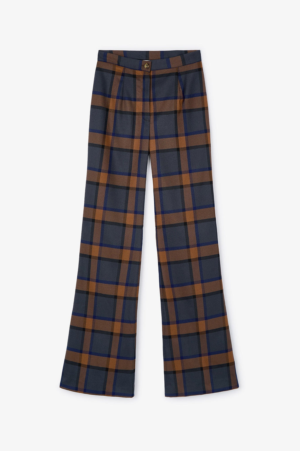 Pantalon Eighties Écosse Bleu