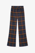 Pantalon Eighties Écosse Bleu