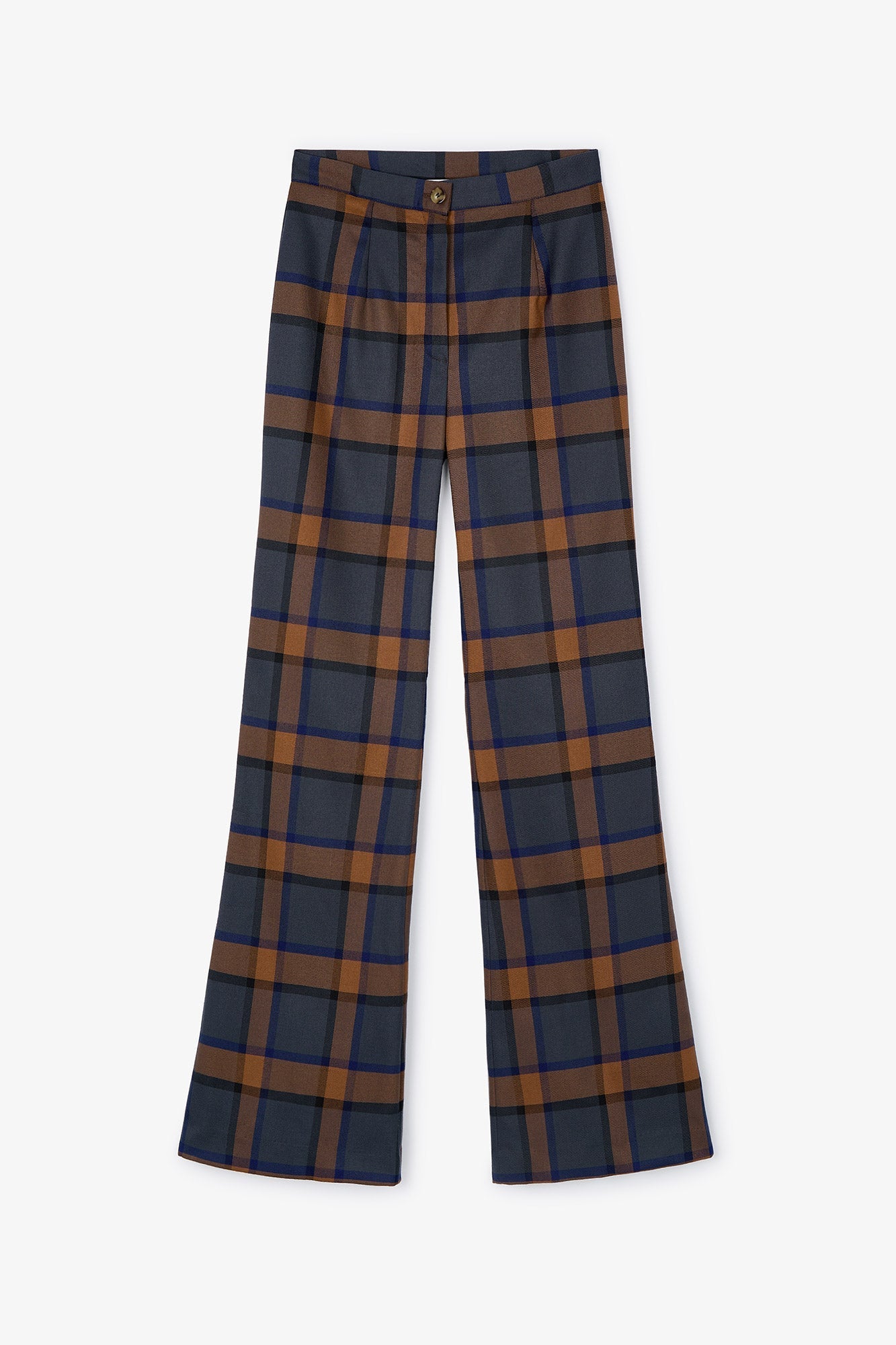 Pantalon Eighties Écosse Bleu