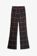 Pantalon Eighties Écosse Bleu