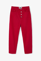 Jean Malibu Sergé Rouge
