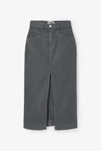 Jupe Denim Sergé Gris