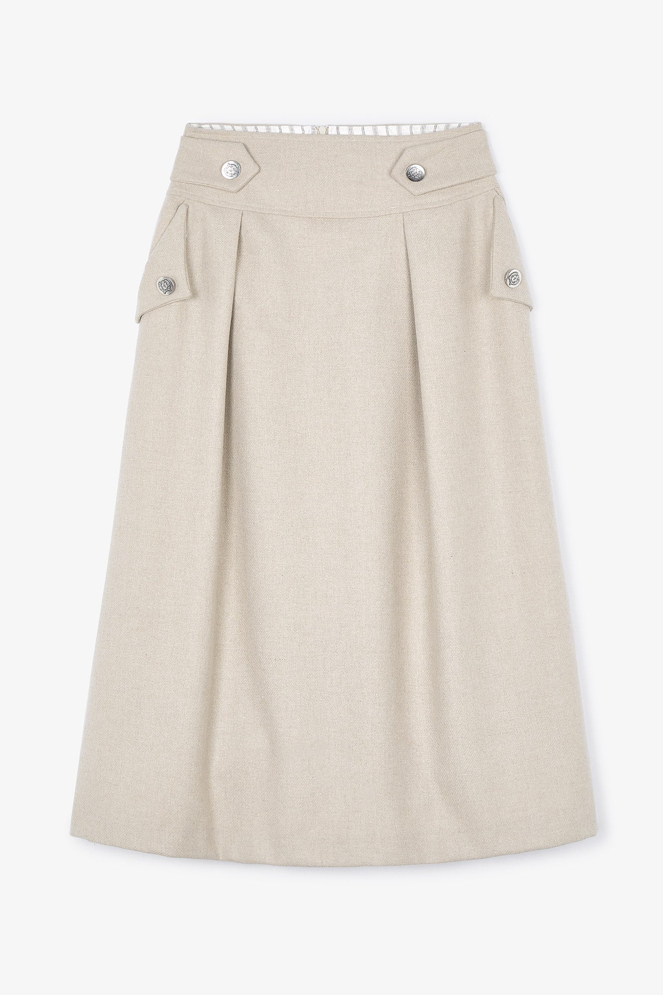 Jupe Autriche Flanelle Sable