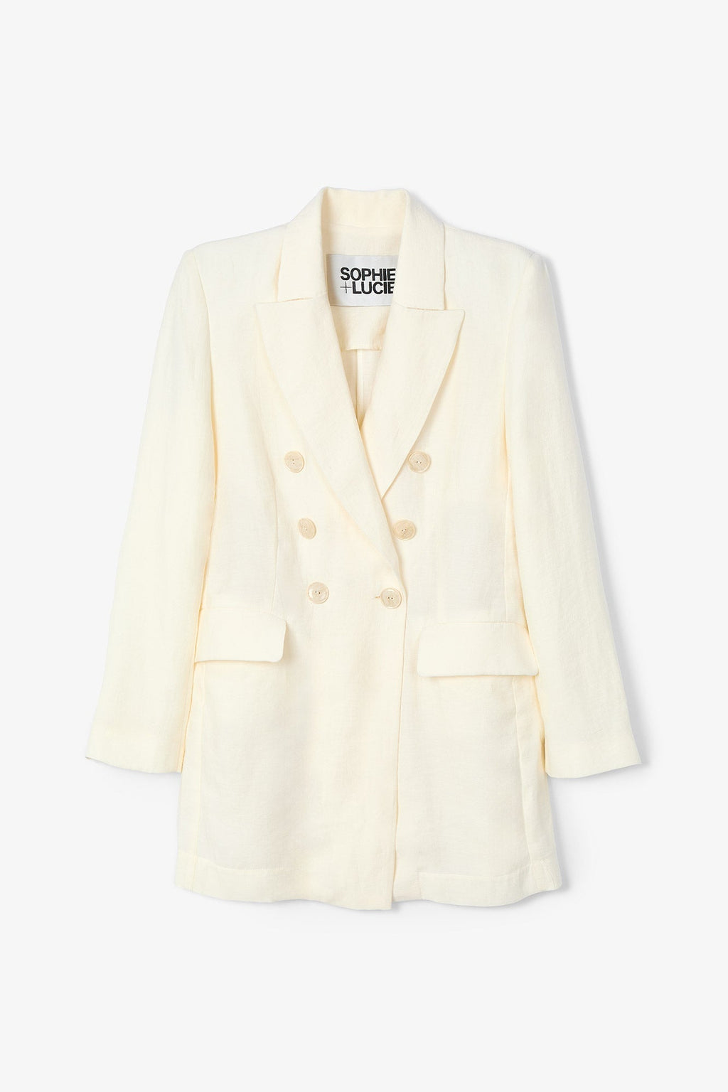 Veste Croisée Jade Écru