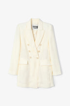 Veste Croisée Jade Écru