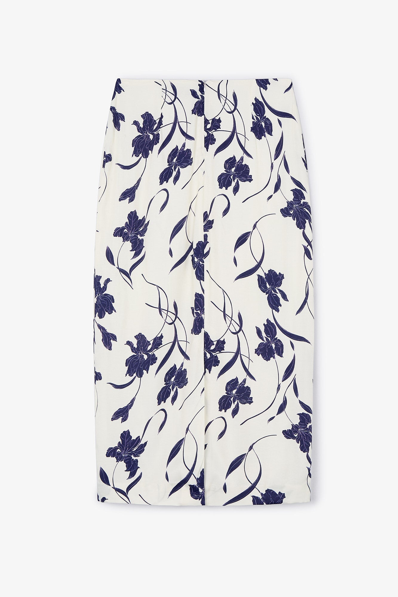 Jupe Droit Orchidée Marine