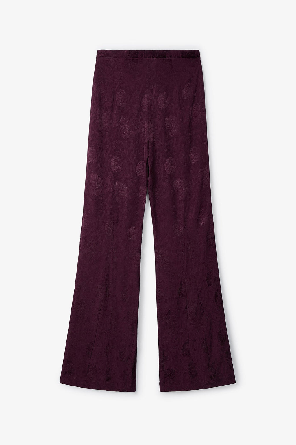 Pantalon Sirin Jacquard Rétro Bordeaux