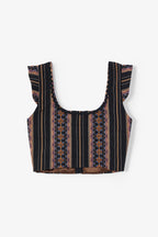 Corset Tyrol Grecques Noir