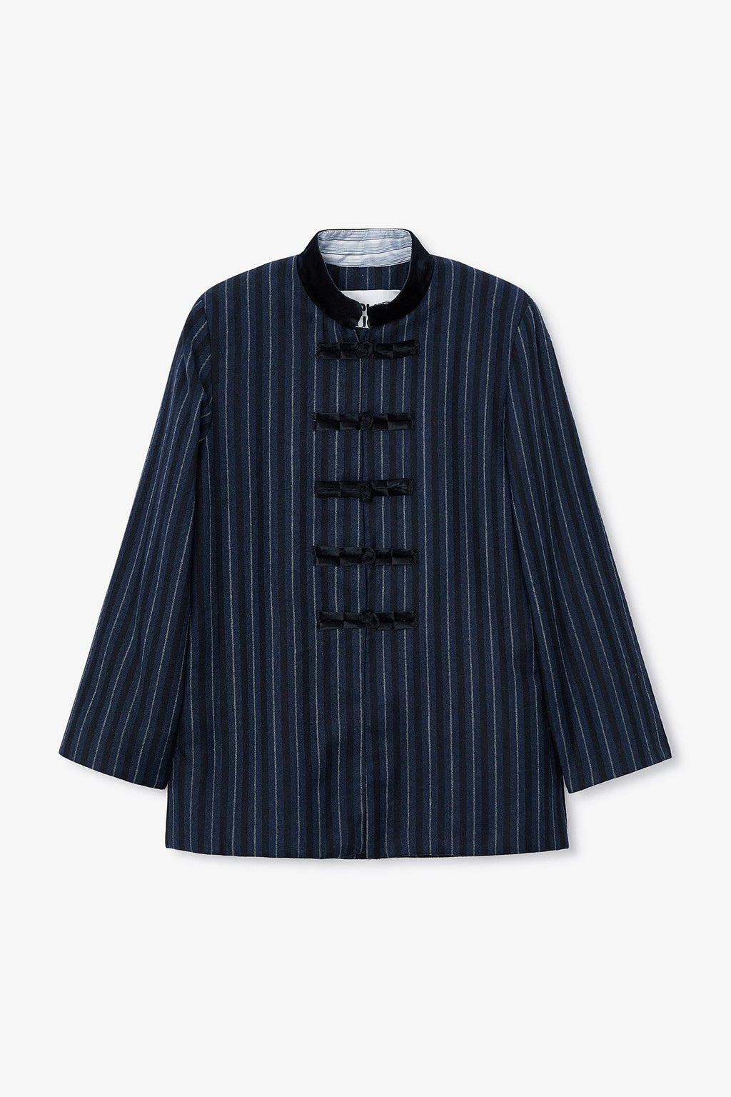 Veste Chiniski Rayé Marine