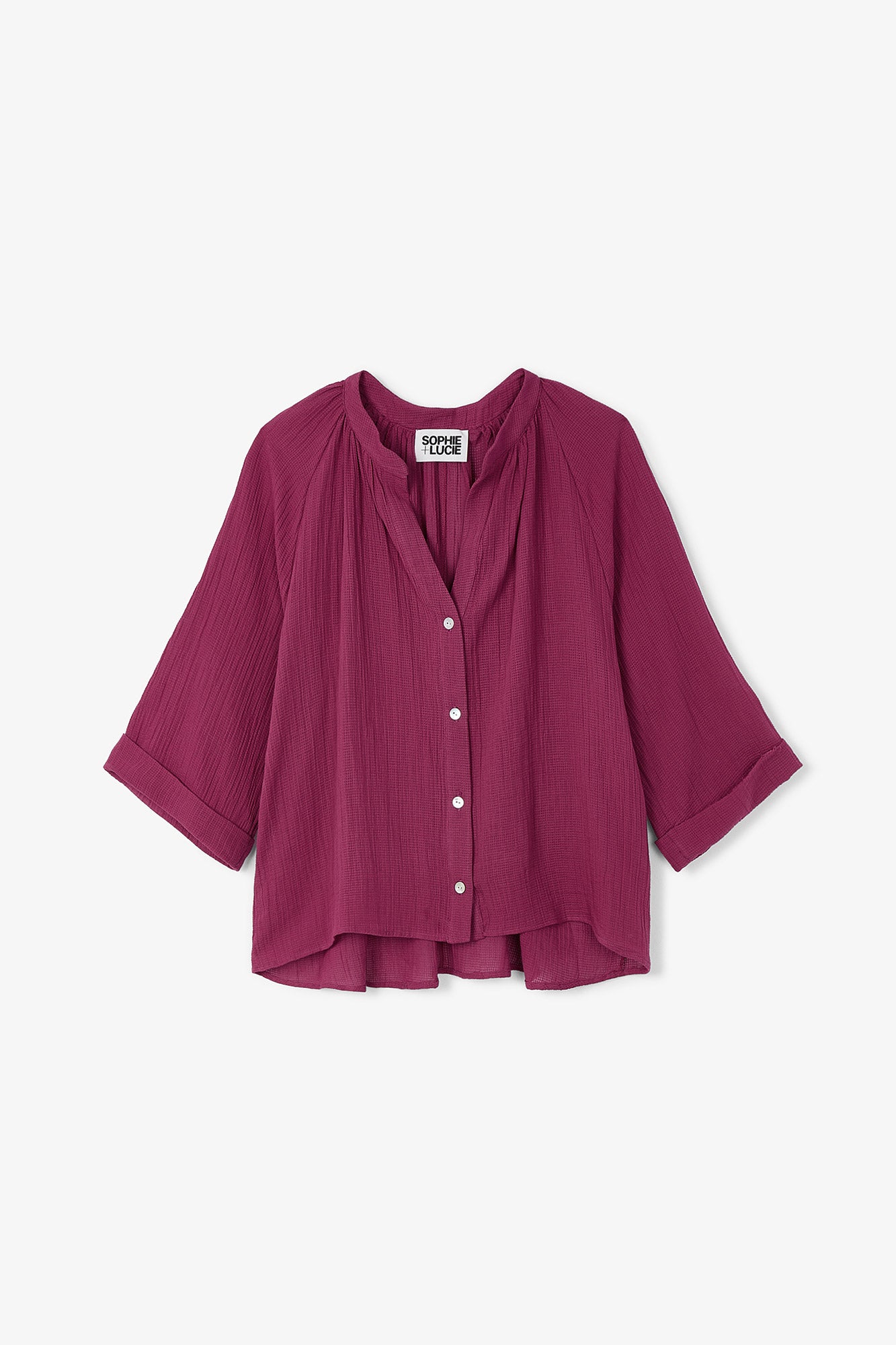 Blouse Molli Froissé Cerise
