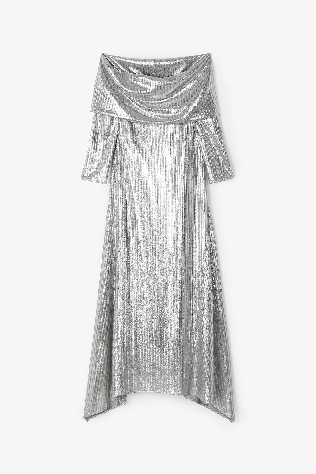 Robe Gilda Maille Argenté