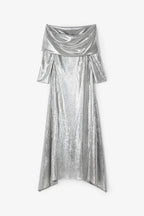 Robe Gilda Maille Argenté