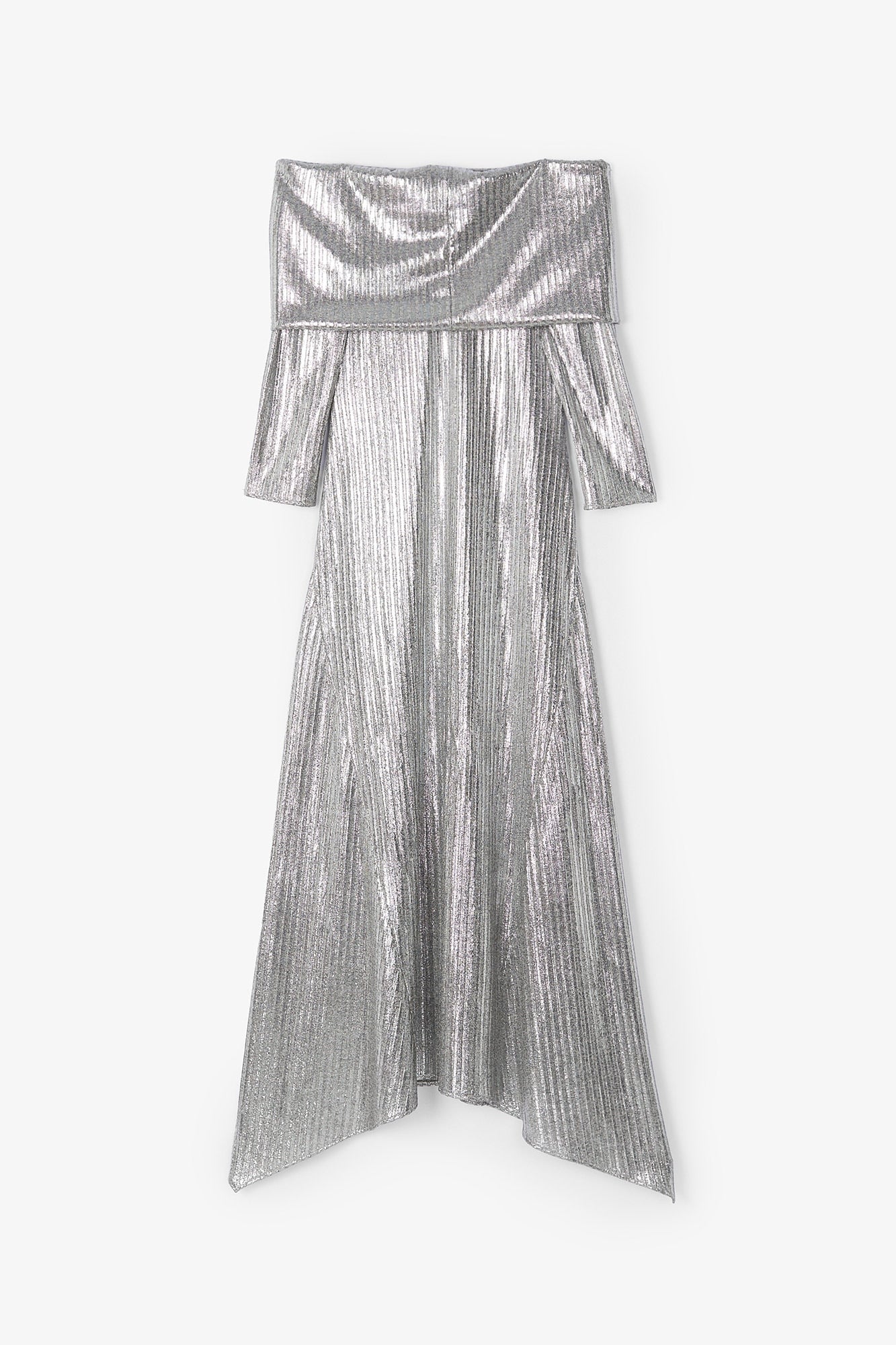 Robe Gilda Maille Argenté