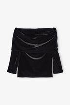 Top Giorgia Velours Noir