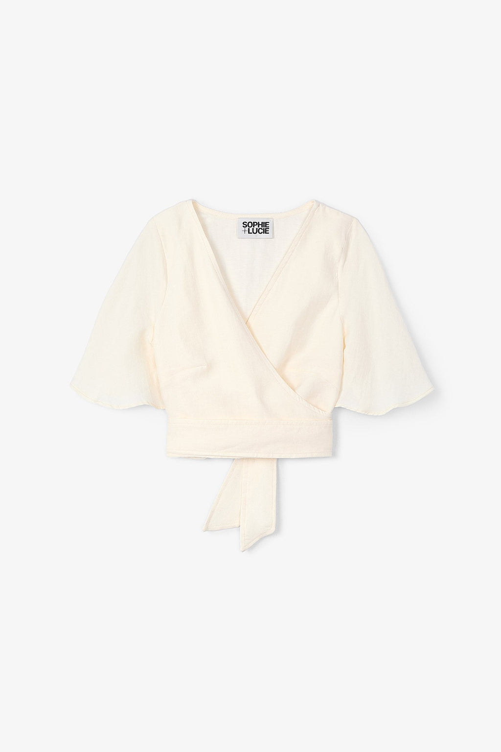 Blouse Éventail Jade Écru