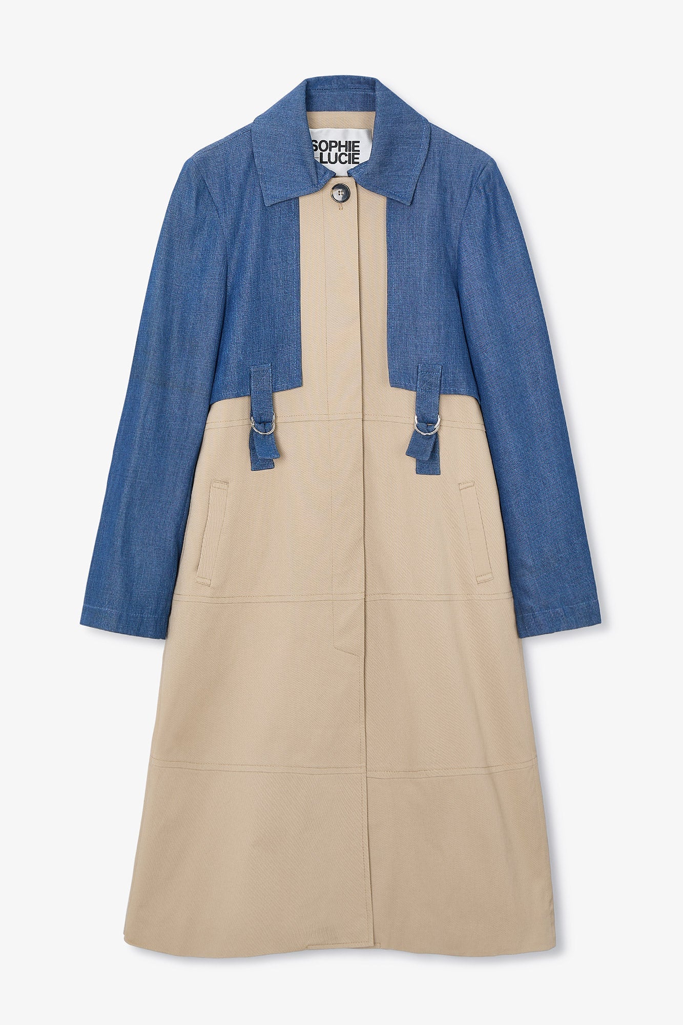 Trench Ist Tencel Bicolore