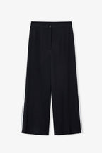 Pantalon Biais Crêpe Noir