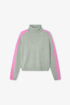 Pull Ligne Maille Turquoise