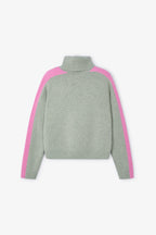Pull Ligne Maille Turquoise