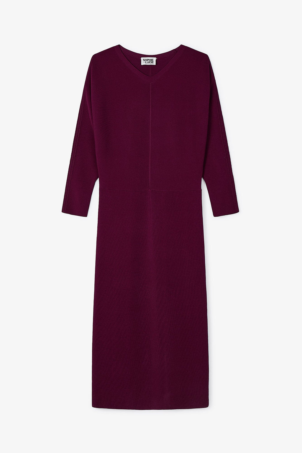 Robe Lucia Maille Bordeaux