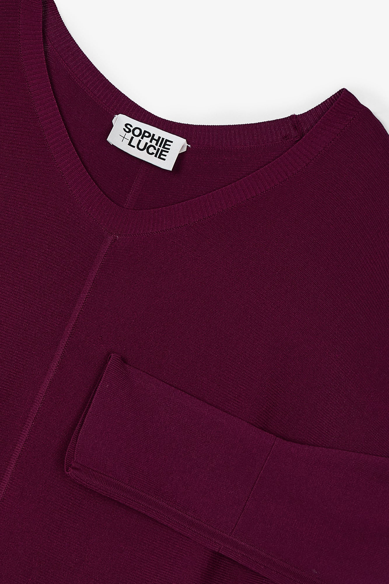 Robe Lucia Maille Bordeaux
