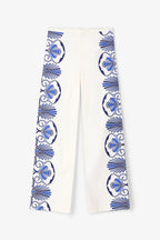 Pantalon Positano Coton Écru