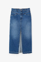Jupe Corset Denim Bleu