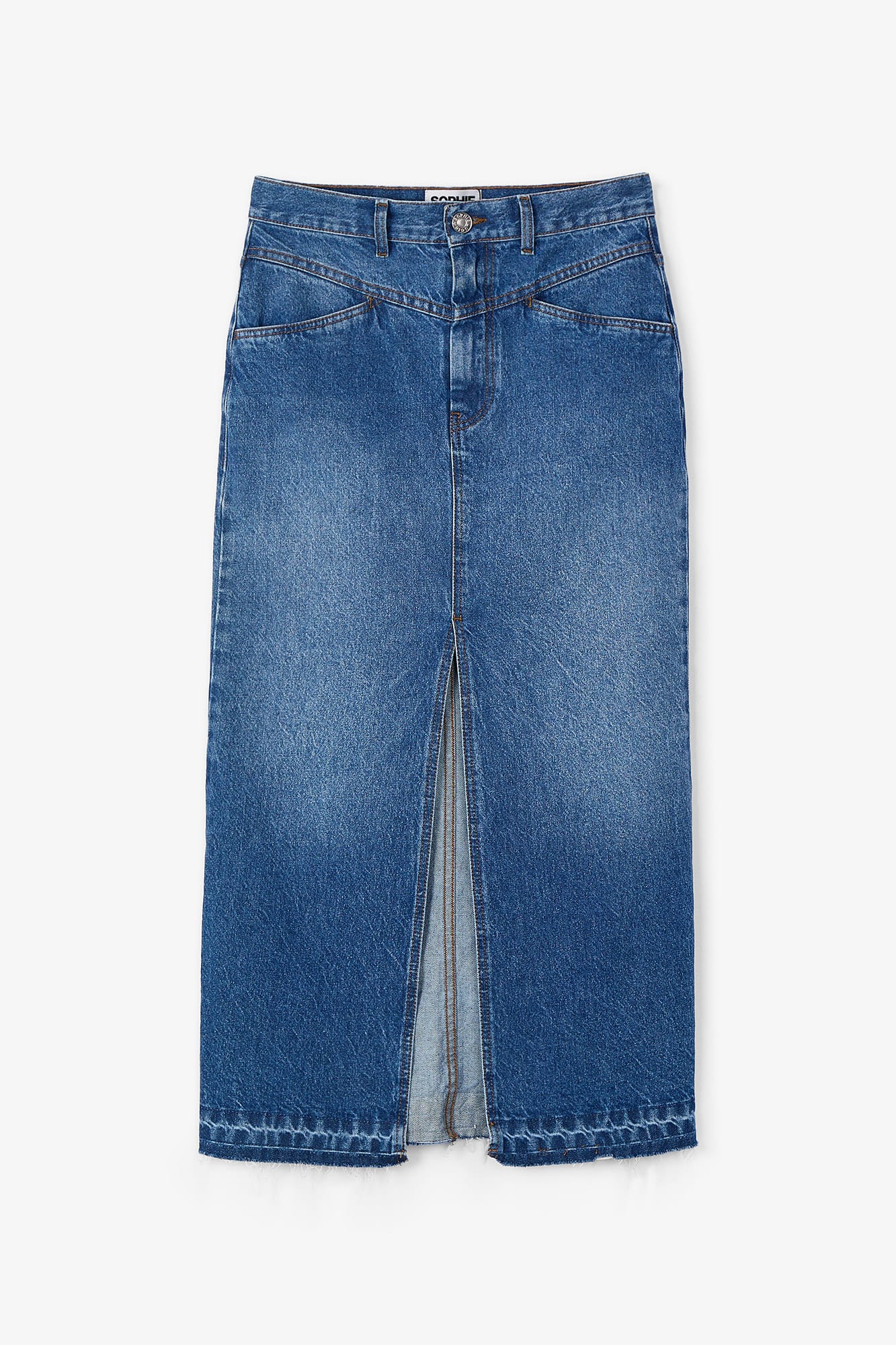 Jupe Corset Denim Bleu
