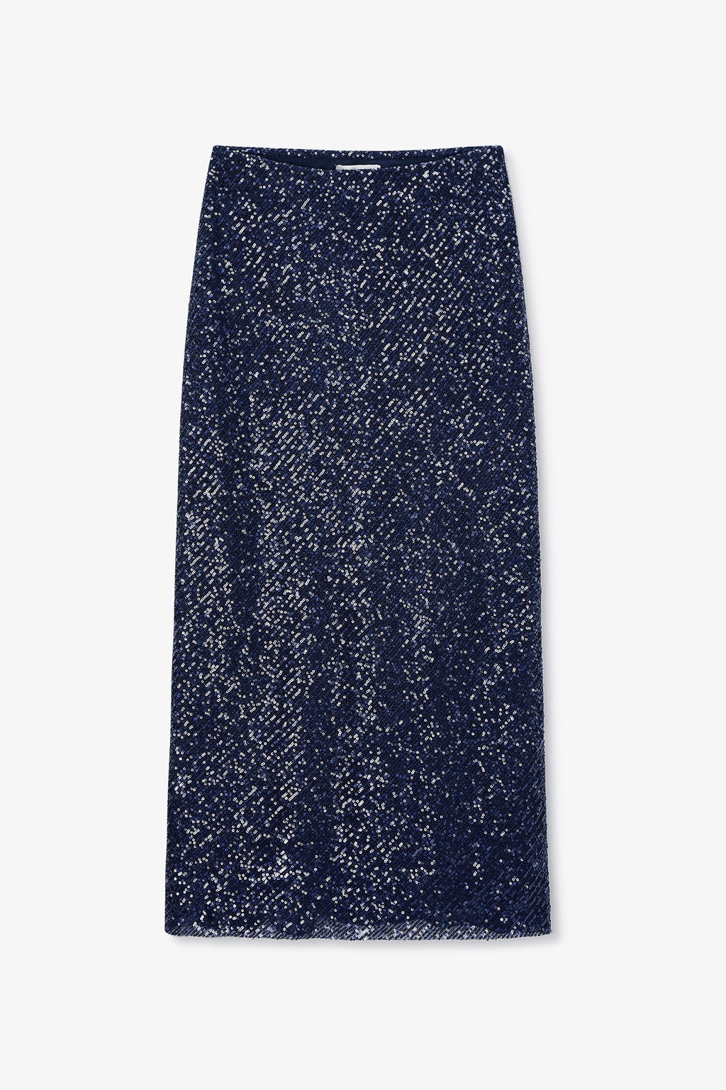 Jupe Biais Sequins Marine
