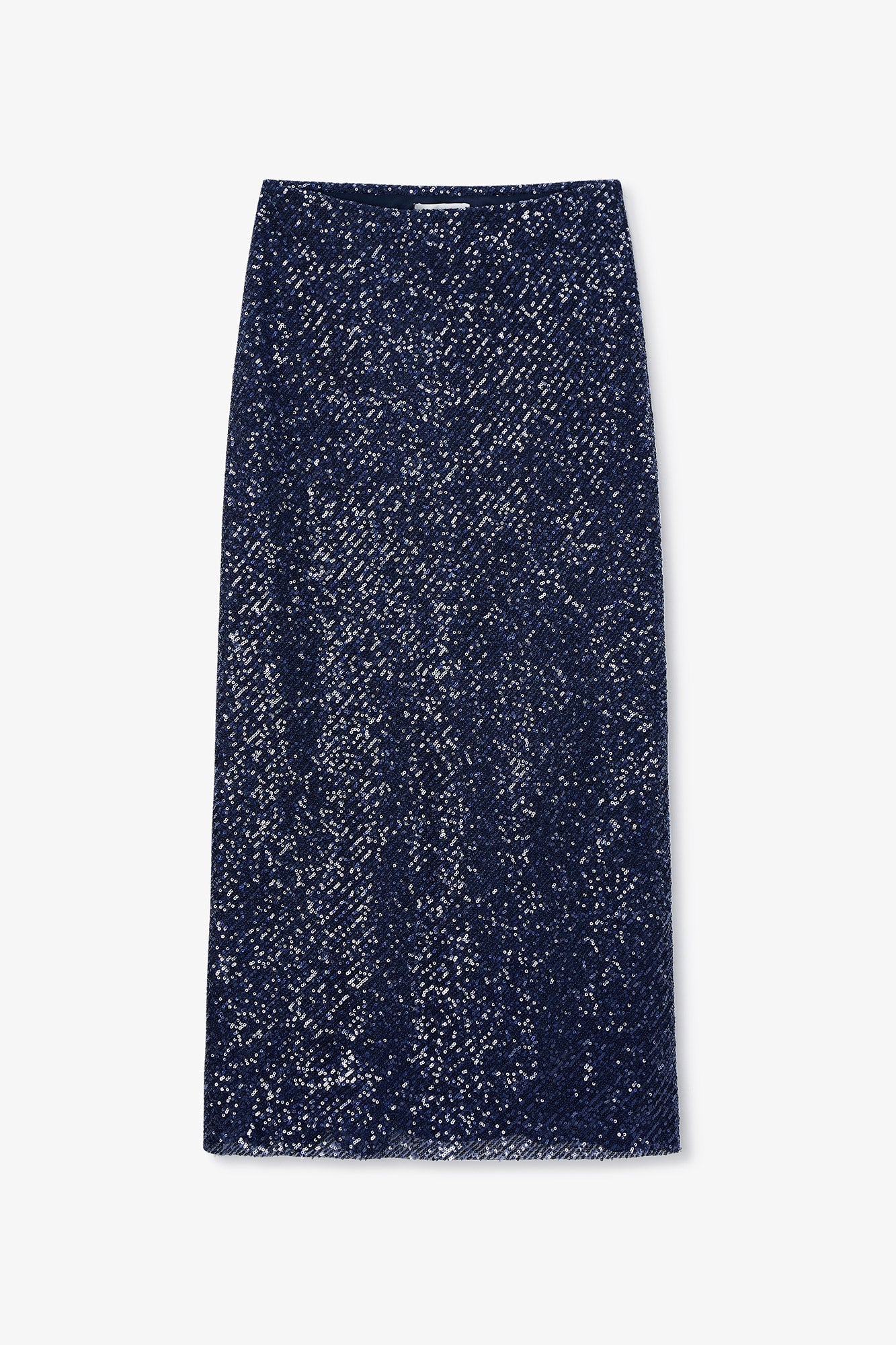 Jupe Biais Sequins Marine