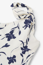Robe Dos Nu Orchidée Marine