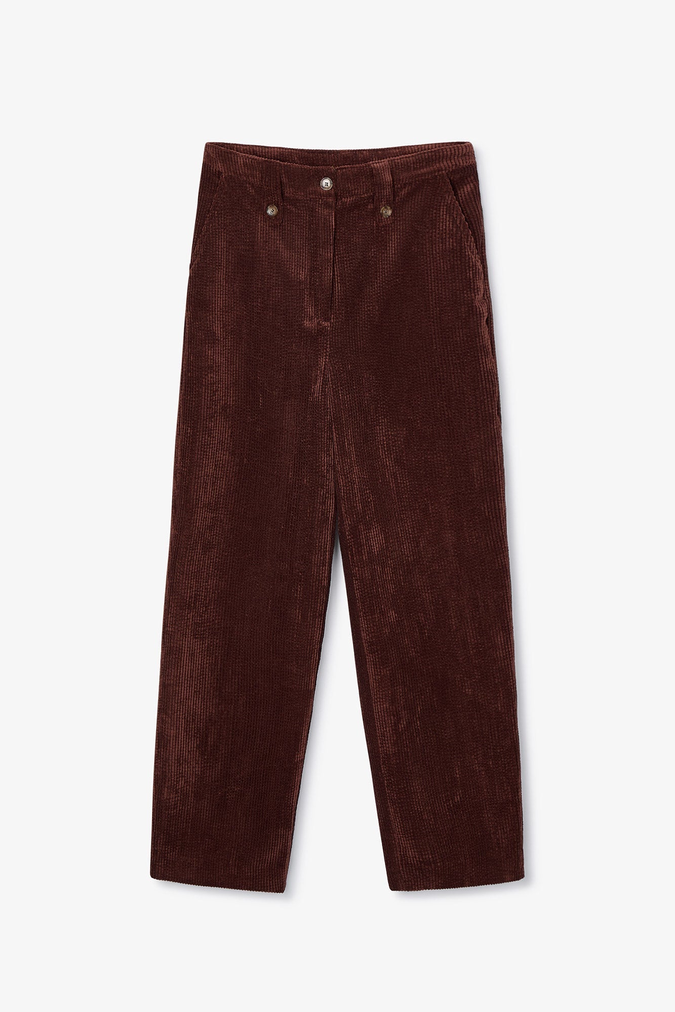 Pantalon Cuca Velours Côtelé Marron