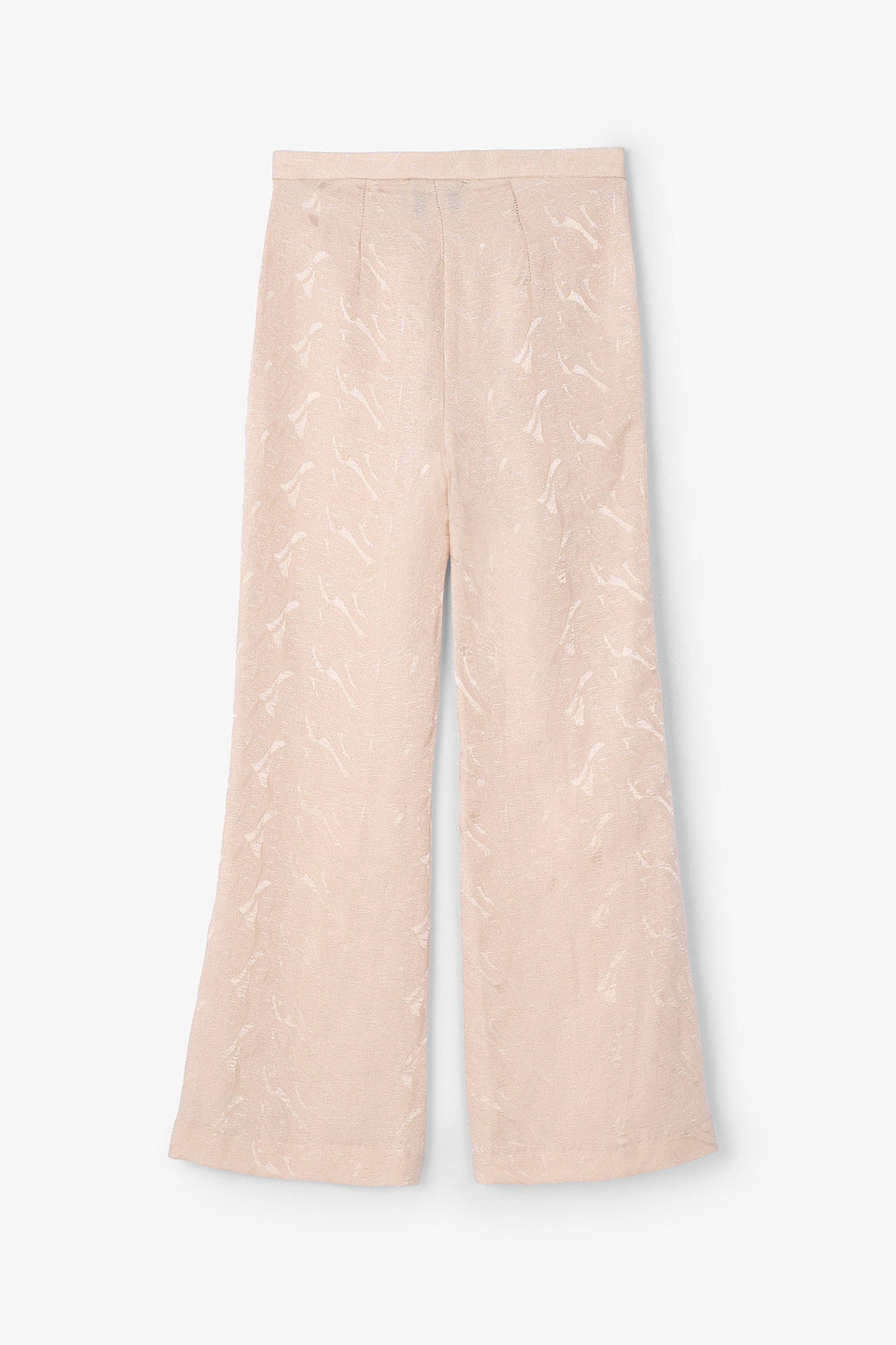 Pantalon Sixties Crop Jacquard Rustique Nude