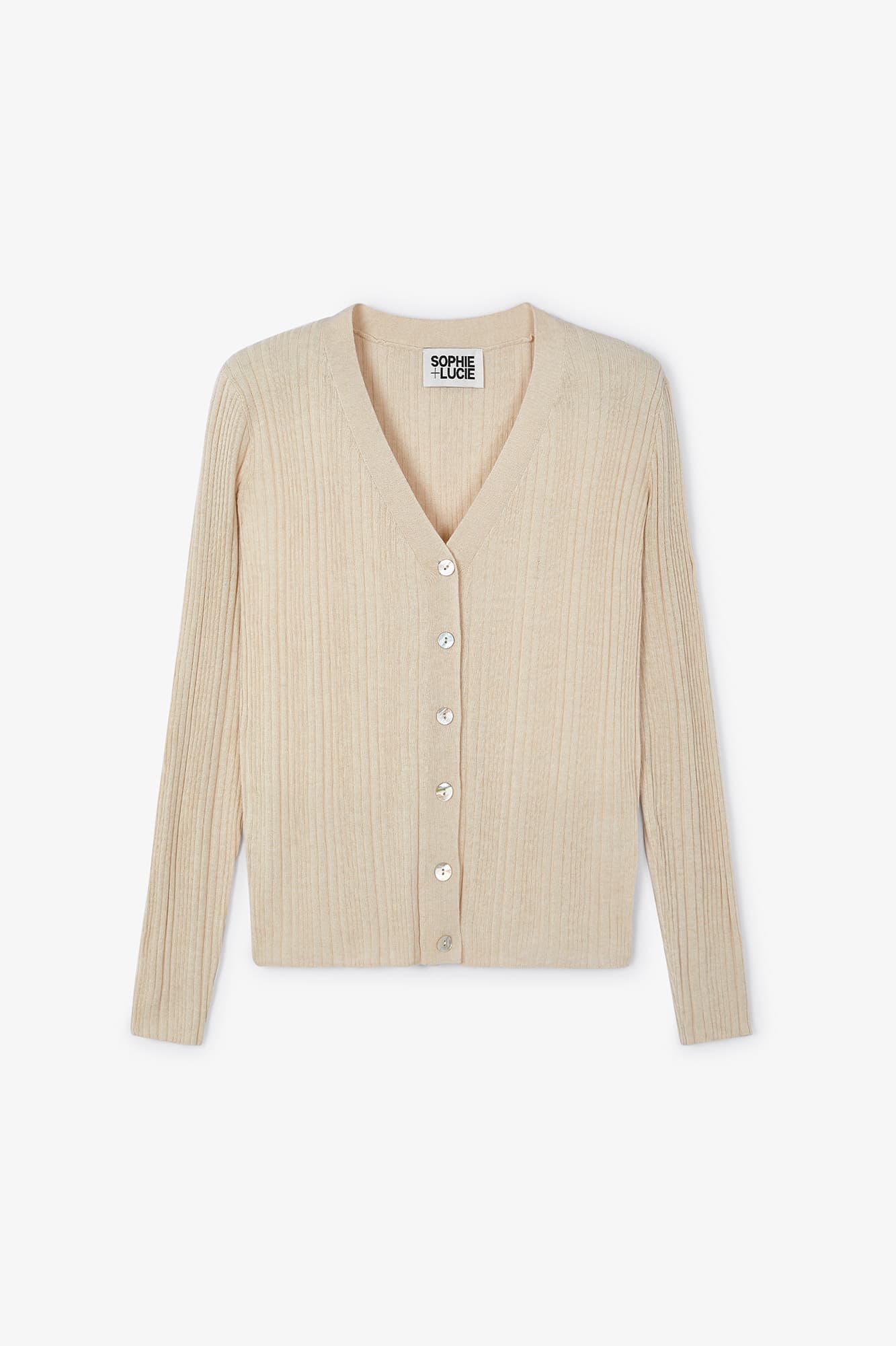 Veste Sofia Maille Écru