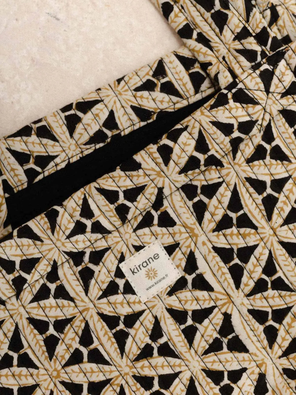 Sac matelassé - Black star - kirane