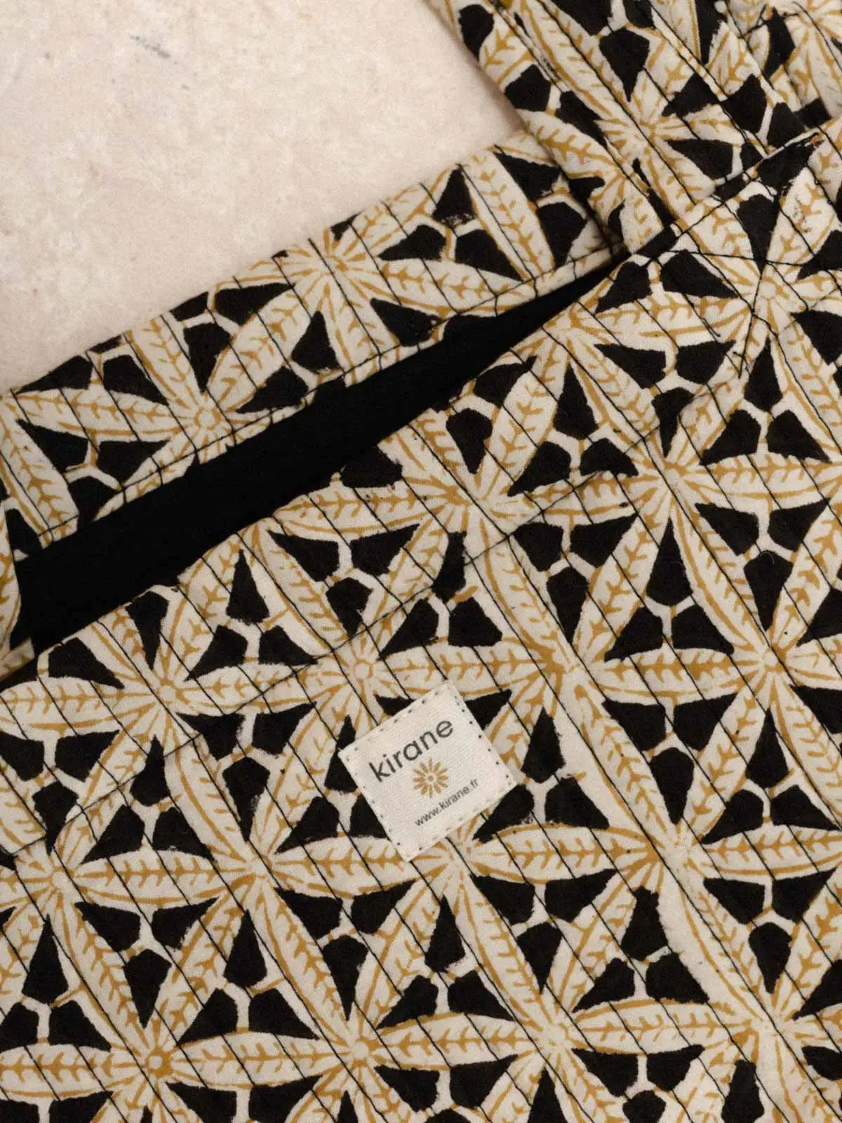 Sac matelassé - Black star - kirane