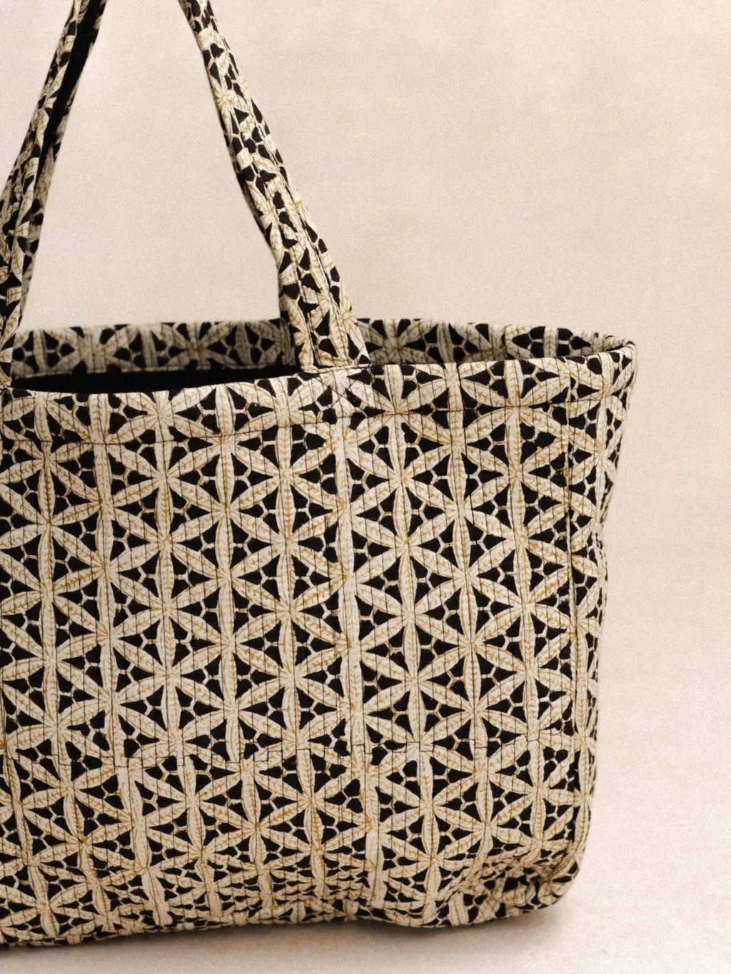Sac matelassé - Black star - kirane