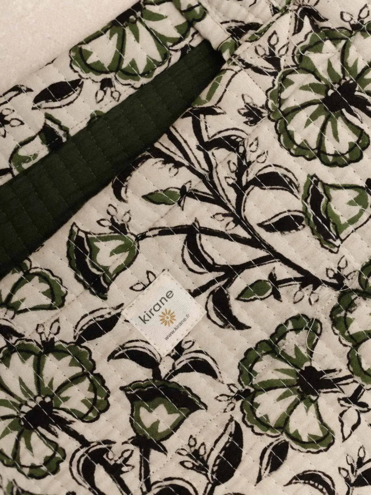 Sac matelassé - Goa green - kirane