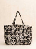 Sac matelassé - Lotus Noir - kirane