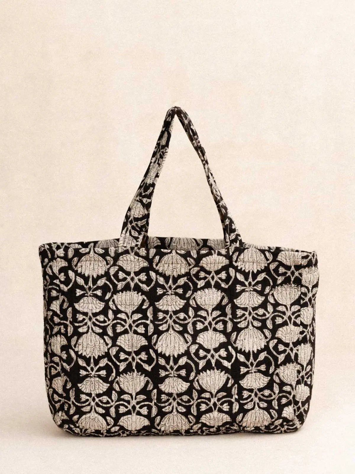 Sac matelassé - Lotus Noir - kirane