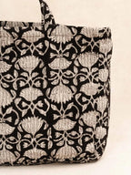 Sac matelassé - Lotus Noir - kirane