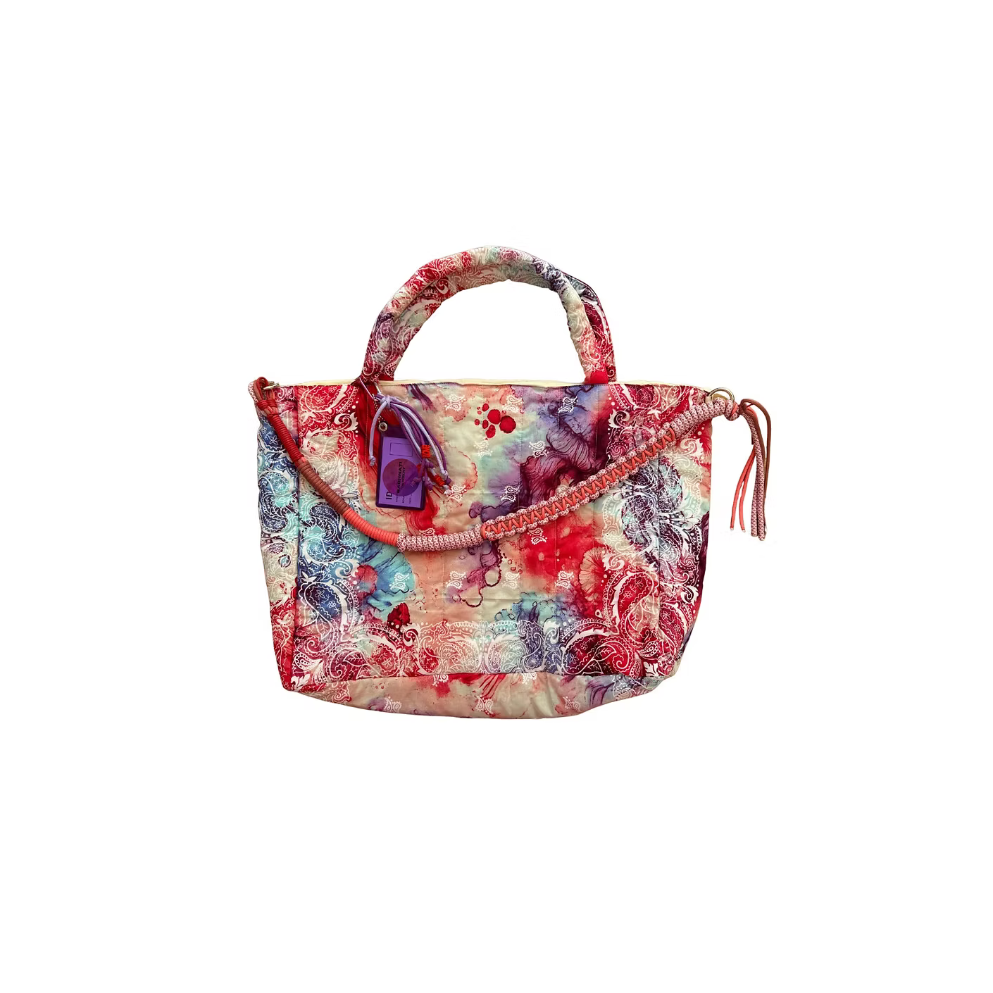 Sac Cabas Patch Imprimé Cosmic Vibes
