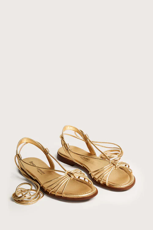 Sandales Plates Iris - Dorado