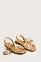 Sandales Plates Iris - Dorado
