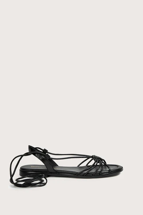 Sandales Plates Iris - Negro